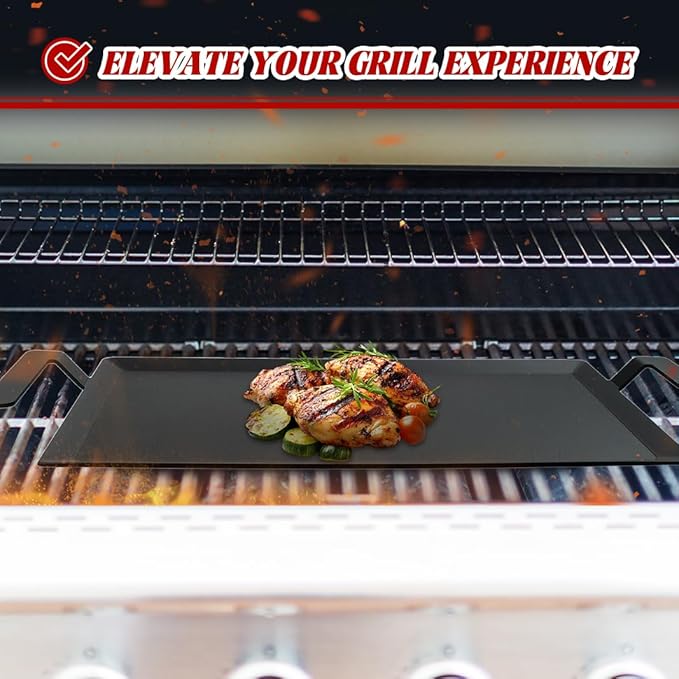 Carbon Steel Griddle Induction Compatible Stove top, Grill Griddle, Open flame,Gas Stove Top