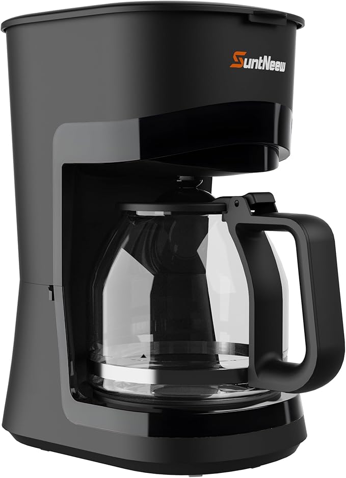 12-Cup Coffee Maker, 1.5L Drip Coffee Machine with One-Touch Brewing, Glass Carafe, Anti-Drip System, Reusable Filter, Easy-to-Use Home & Office Coffee Brewer
