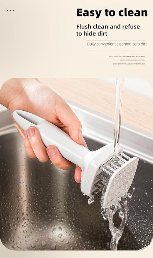 Stainless steel meat tenderizing tool, meat pounding hammer, equipped with 21 sharp needles, used for tenderizing and pounding steaks, beef, pork, chicken, grilling, and fish (Black)