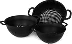 Mintra Home Colanders 3pk (Assorted 3pk, Black)