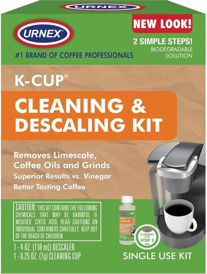 Urnex Coffee Descaling Kit For Use With Keurig Coffee Makers