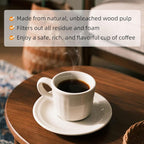 Coffee Filters 2, 2 Coffee Filters Cone, Unbleached Paper Coffee Filter #2, 2-6 Cup, 100 Count