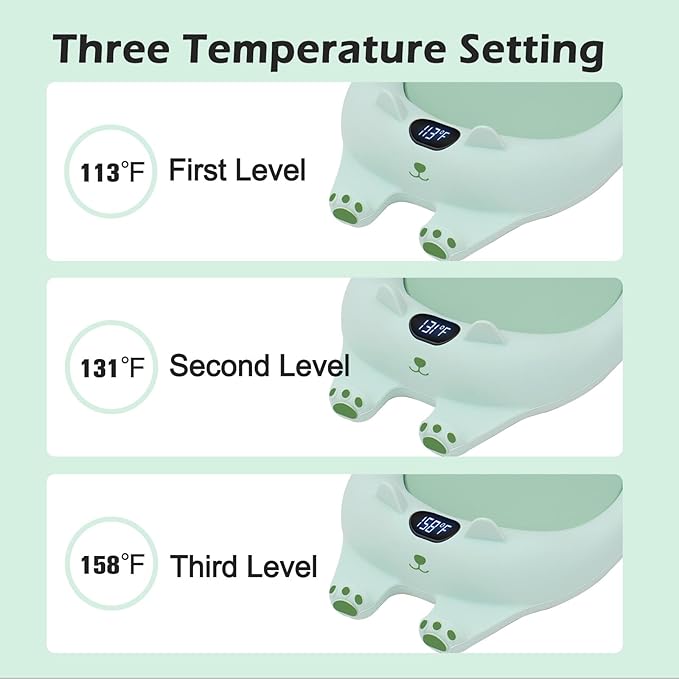 PUSEE Mug Warmer,Coffee Warmer for Desk Candle Warmer Auto Shut Off,Coffee Cup Warmer with 3 Temp Settings,Electric Beverage Warmer Plate for Coffee,Tea,Water Milk and Cocoa(Not Include Cup)