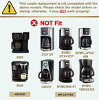 Generic 12-Cup Replacement Glass Carafe Pot Compatible with Hamilton Beach Coffee Maker Flexbrew, Clear