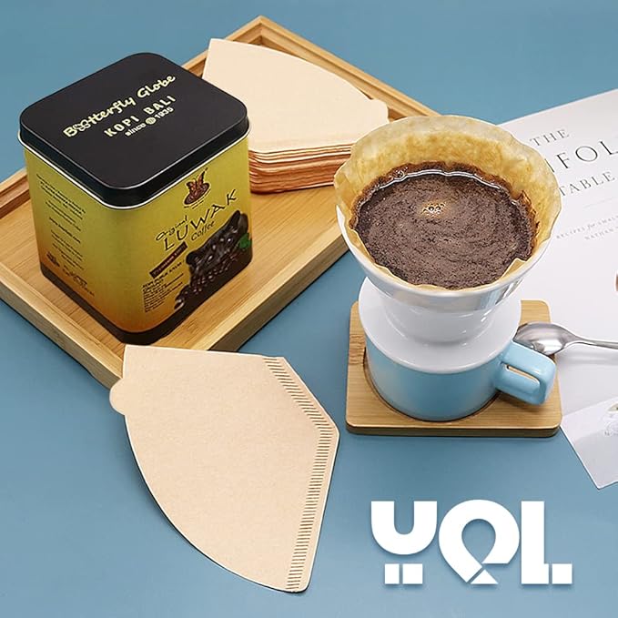 YQL #4 Cone Coffee Filters for Ninja Coffee Maker, 200 Count Coffee Filters 4 Disposable Coffee Filters Fit for for Ninja DualBrew Pro Ninja Coffee Bar Brewer