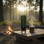 CERA+ Self-Heating Portable Espresso Machine,Up to 8 Cups per Charge & 20 Bar, 13500mAh, CERApresso Works with NS Capsules & Grounds, Electric Coffee Maker for Camping,Hiking,Office,Car,Travel