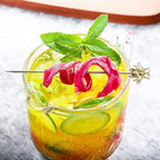 8 PCS bees cocktail Reusable picks，Stainless Steel Cocktail Picks for Appetizers Olives Brandied Cherries Skewers