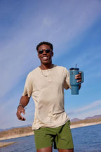 STANLEY Quencher H2.0 Tumbler with Handle and Straw 30 oz | Flowstate 3-Position Lid | Cup Holder Compatible for Travel | Insulated Stainless Steel Cup | BPA-Free | Blue Spruce