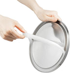 DYNAMI 304 Stainless Steel Containers With Lid,202oz Airtight Flour Container for Kitchen,5-10lbs Metal Airtight Canisters Milk Jug Coffee Bean Cookies Canisters w/Locking Clamp (6L/1.6Gal)