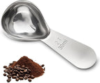 1 Pcs Coffee Scoop, 2 Tablespoon Measuring Spoon for Ground Coffee, Durable Stainless Steel, Easy to Use and Clean(Sliver）, Send Goods from Local Warehouse