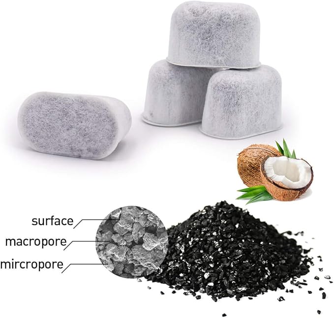 18 Packs Charcoal Water Filter Compatible with Keurig Coffee Maker Replacement