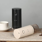 Portable Electric Burr Coffee Grinder with 38 Adjustable Grind Settings - USB Rechargeable Ceramic Core Conical Burr, Coffee Bean Grinder for Espresso, French Press, Travel, Camping, Home & Office Use