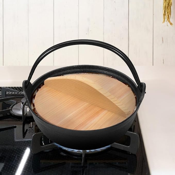 TIKUSAN Wooden Cooking Drop Lid Otoshibuta Made in Japan (10.0" (25.5cm))