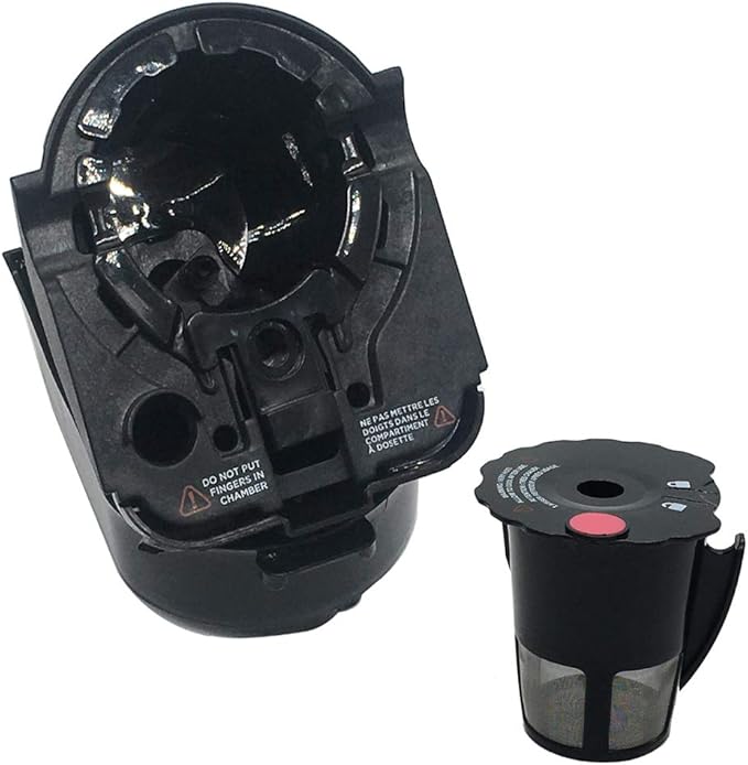 Replacement Cup Holder Needle Assembly with 119367 Reusable Coffee Filter Replacement Part,Compatible with All Keurig 2.0 coffee maker：K200, K225, K250, K300, K325, K350, K400, K425, K450, K500 (2)