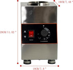 Commercial Electric Sauce Warmer Electric Cheese Sauce Warmer Hot Fudge Warmer Dispenser Cheese Dispenser Warmer with 1 Pump (1 Pump Head)