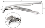 New Star Foodservice 50479 Deep Pizza Tray Pan Gripper Holder, 8", Silver