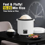 Mini Rice Cooker 1-1.5 Cups Uncooked(3 Cups Cooked), Rice Cooker Small with Bento Box, Removable Nonstick Pot, One Touch&Keep Warm Function, Portable Cooker for Soup Grain Oatmeal Veggie, Black