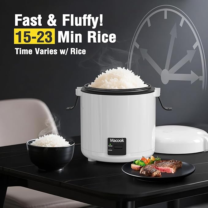 Mini Rice Cooker 1-1.5 Cups Uncooked(3 Cups Cooked), Rice Cooker Small with Bento Box, Removable Nonstick Pot, One Touch&Keep Warm Function, Portable Cooker for Soup Grain Oatmeal Veggie, Black