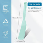 Crepe Spatula Narrow Silicone Thin Spatula Omelet Turner Multifunctional Long Heat Resistant Cooking Non Stick Pancake for Omelet Crepes Cooking Egg Burgers Pizza Pancake Steak(Aqua Sky)