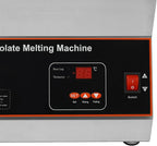 Chocolate Melting Pot, 500W 12kg/26.5lbs Electric Chocolate Tempering Machine, Stainless Steel Commercial Chocolate Melter Food Warmer for Catering Restaurant, 4 Tanks, 32-203°F