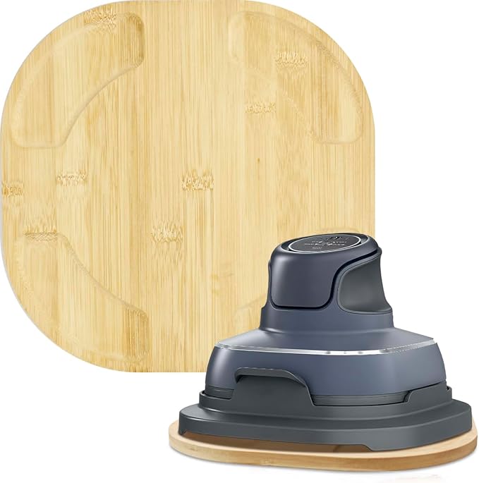 Bamboo Trivet for Ninja Crispi Air Fryer - Heat Resistant Mat Ninja Crispi Accessories,Non-Slip Kitchen Counter Protector,10.62"x10.62"x0.39"