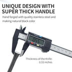 Silverware Set Flatware Set Stainless Steel Cutlery Set Vintage Black Handle Mirror Finished Heavy Duty 20 Pieces Service for 4