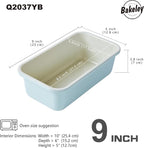 9-inch Loaf Pan Nostick Carbon Steel Bakeware Rectangle Bread and Cake for Oven Instant Baking 9.1" x 5.1"