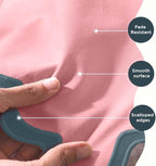 Folkulture Table Runner | Table Runners 72 inches Long | Scallop Table Runner for Farmhouse Decor or Boho Decor | Boho Pink Table Runners for Dining Room Table Decor | Pastel Party Decorations