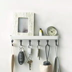 15 Utility Hooks Wall Mounted with 30 Screws - Black Heavy Duty Hooks for Coat, Robe, Bag, Key | Garage Entryway Hanging Organizer, Closet & Bathroom Hardware