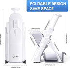 Safe Mandoline Slicer, Potato Clips Slicer, Vegetable Food Slicer, Thickness Adjustable for Cucumber Onion Carrot Lemon (Only Slicer White)