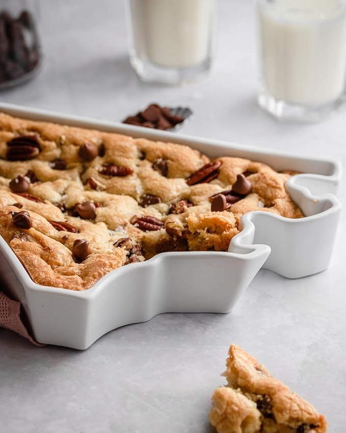 North Carolina Shaped Baking Dish Serving Platter or Decorative Tray Charming Porcelain Bakeware Oven Microwave and Dishwasher Safe