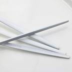 JASHII Silverware Set 36 Piece Food Grade Stainless Steel Flatware Set Fork Spoon Knife Utensils for Daily Use and Party, Service for 6 Anti Rust, Safe in Dishwasher (Matte White handle gold)