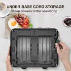 Grey Toaster 4 Slice, Dual Independent Controls, Extra Wide Slot Toasters for Bagel, Bread, Waffles, 7 Shade Settings, 4 Main Functions, Removable Crumb Tray, 1500 Watts, Grey Stainless Steel