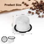 RAWILL 12PC Ge Cafe Water Filter Replacement,Compatible with Café and GE Profile Grind & Brew Machine,Coffee Maker Filters Charcoal for C7CGFLTR