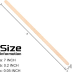 ANTETOK Wooden Coffee Stirrers - Coffee Stir Sticks 7 Inch,500pcs Disposable Birch Wood Coffee/Beverage Stirrers,Swizzle Drink Sticks,Coffee Bar Accessories