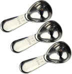 CoaGu 3pcs 15ml Coffee Scoops: Durable 18/8 Stainless Steel Tablespoons (1 Tbsp) for Precision Coffee Brewing and Baking