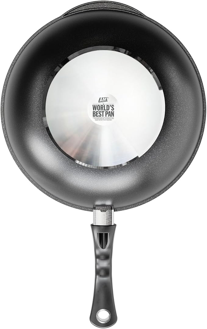 AMT Gastroguss The World´S [...] Extra Large Wok Non-Induction, Diameter 32 cm, Height 10 cm, cast Aluminium, Lotan® Non-Stick Coating, AMZN-1032S-US