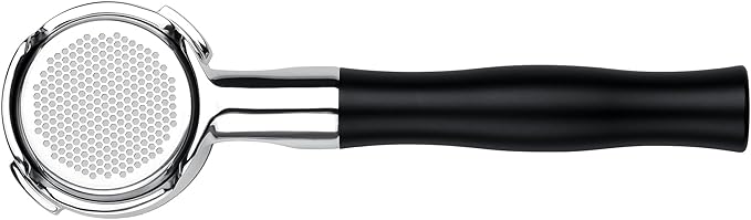 Normcore 58mm Silm Bottomless Portafilter with 18g Basket, Naked Portafilter with Black Anodized Aluminum Fit Gaggia Classic Machines, 18 g Precision Double shot Basket Included