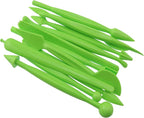 12PCS Sculpting Pen Tool Set Flip Cake Decorating Hand Clay Pottery Craft Casting For Pastry Molding Chocolate Sculpting Dessert Cake Flower Modeling Tools