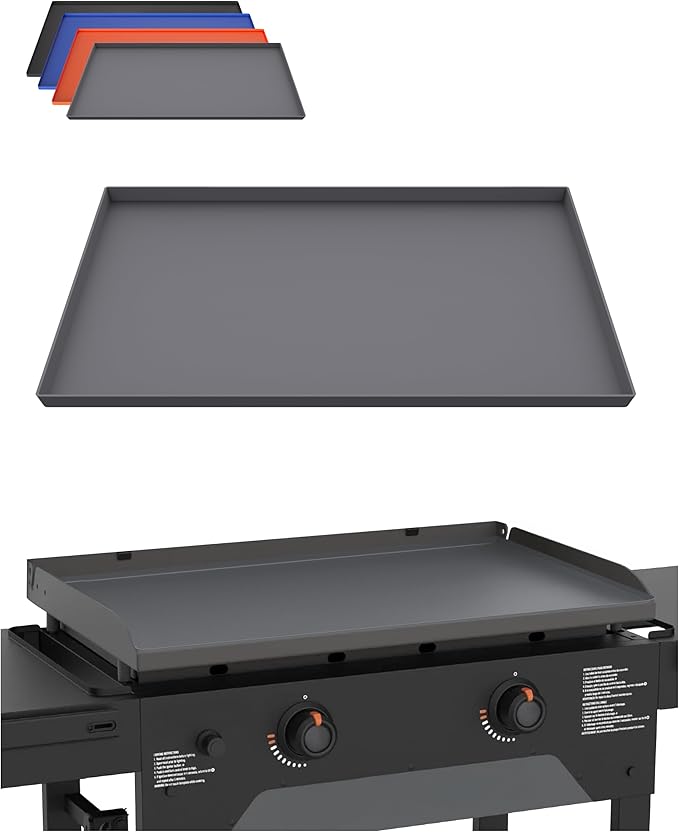 KITCHEN PERFECTION 28" Premium Silicone Griddle Cover Mat for Blackstone Griddle 28 Inch - Hermetic Protection from Rust & Debris All Year, Fits All Blackstone 28 Inch Models - Food Grade Silicone