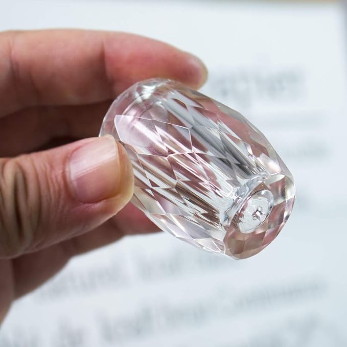 Refillable Crystal Seasoning Bottle Salt and Pepper Shakers Kitchen Decor (Set of 2) Salt Shaker Set