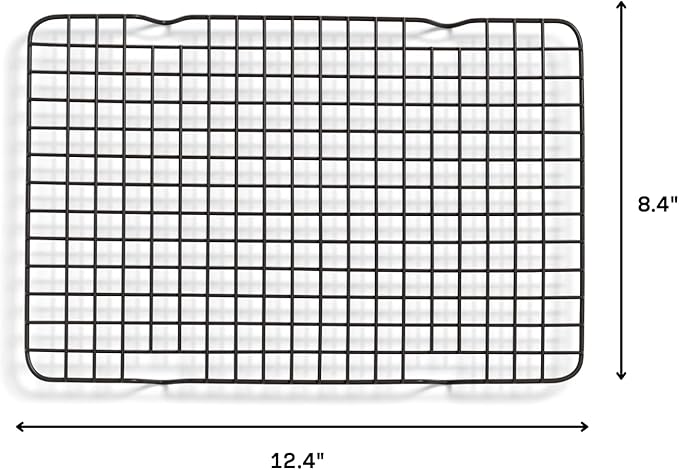 Great Jones Little Sheet Pan & Little Chill Rack Set (Pepper) | 13.5 x 9.5 Heavy-Duty Nonstick Pan & Cooling Rack | Baking Tray & Wire Rack for Cooking, Baking, Roasting | Oven & Dishwasher Safe