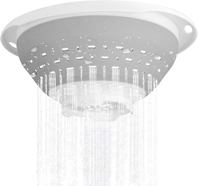 QiMH Collapsible Colander and Strainer, 5 Quart(1.25 gal), Heavey Duty Kitchen Drainer Basket for Pasta, Veggies and Fruits, New Home Apartment Essentials