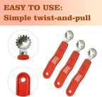 Strawberry Tomato Corer Huller Stem Remover, Kitchen Food Prep Tool, 3 Pack