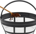 Reusable Coffee Filter Basket, 2 Pack cone Coffee Maker Filter #4 Replacement Coffee Filter Compatible with Ninja CFP301 CFP201 Coffee Accessories