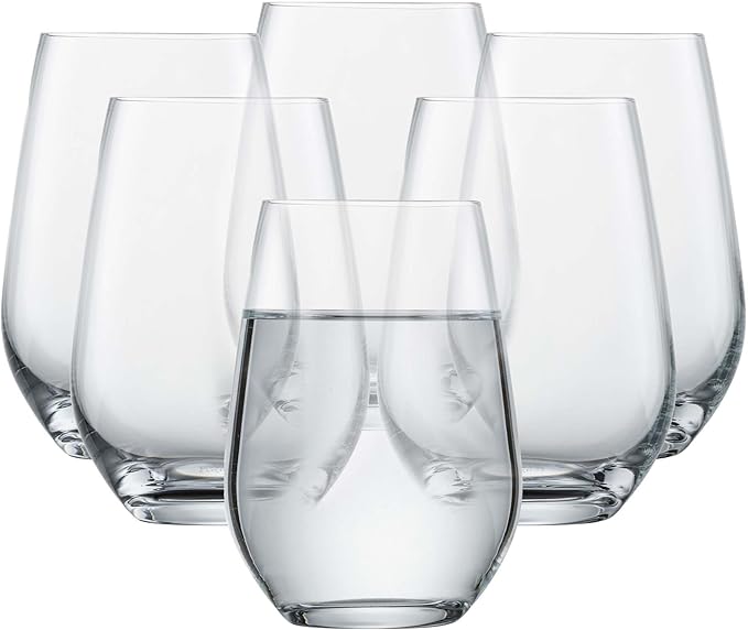 SCHOTT ZWIESEL Forté Universal Tumbler (Set of 6), Versatile Drinking Glasses, Dishwasher-Safe Tritan Crystal Glasses, Made in Germany (19 Ounce)