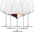 Zwiesel Glas Vervino Allround Glass (Set of 6), Wine Glasses for Red, White and Sparkling Wine, Dishwasher-Safe Tritan Crystal Glasses, Made in Germany (23 Ounce)