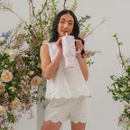 HydroJug Traveler - 40 oz Water Bottle with Handle & Flip Straw - Fits in Cup Holder, Leak Resistant Tumbler-Reusable Insulated Stainless Steel & Rubber Base - Gifts for Women & Men, Wildrose