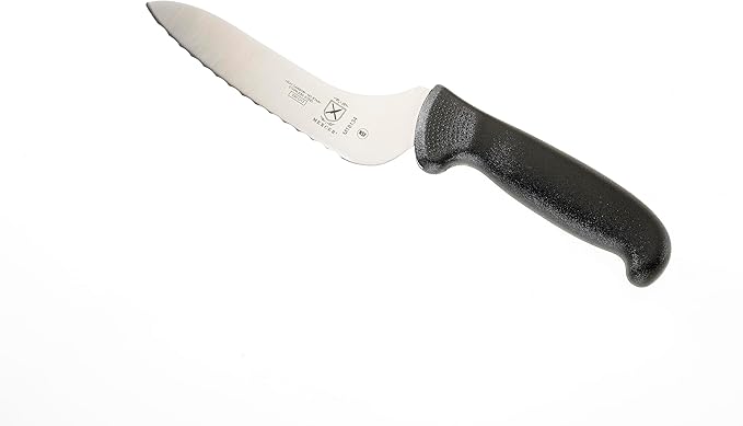 Mercer Culinary M18134BK Bread Knife, 6-Inch, Millennia Black