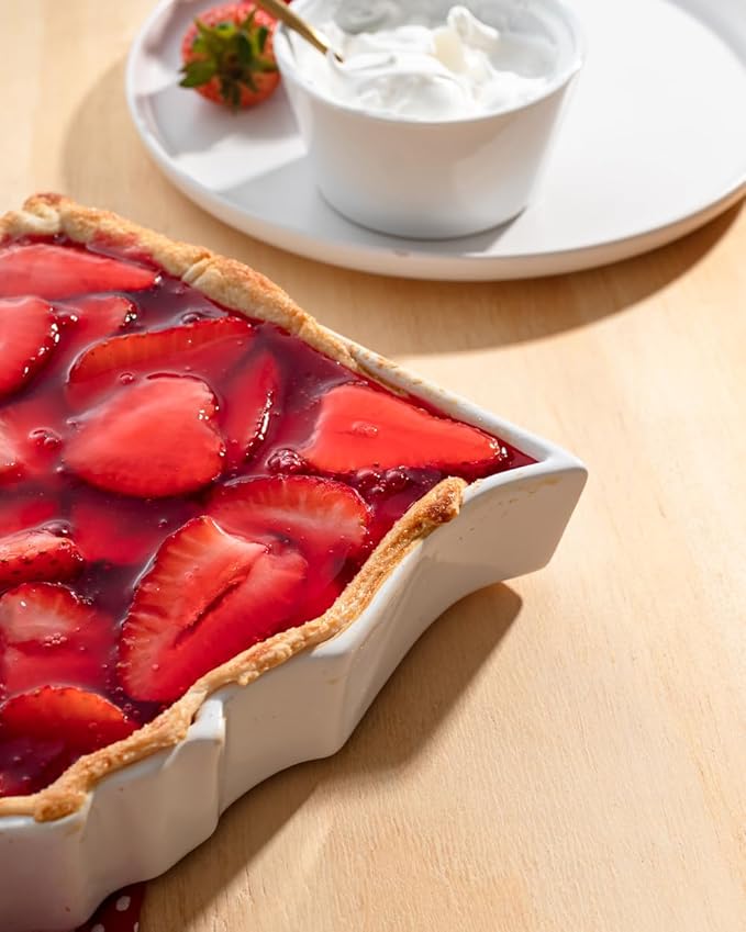 Oklahoma Shaped Baking Dish Serving Platter or Decorative Tray Charming Porcelain Bakeware Oven Microwave and Dishwasher Safe